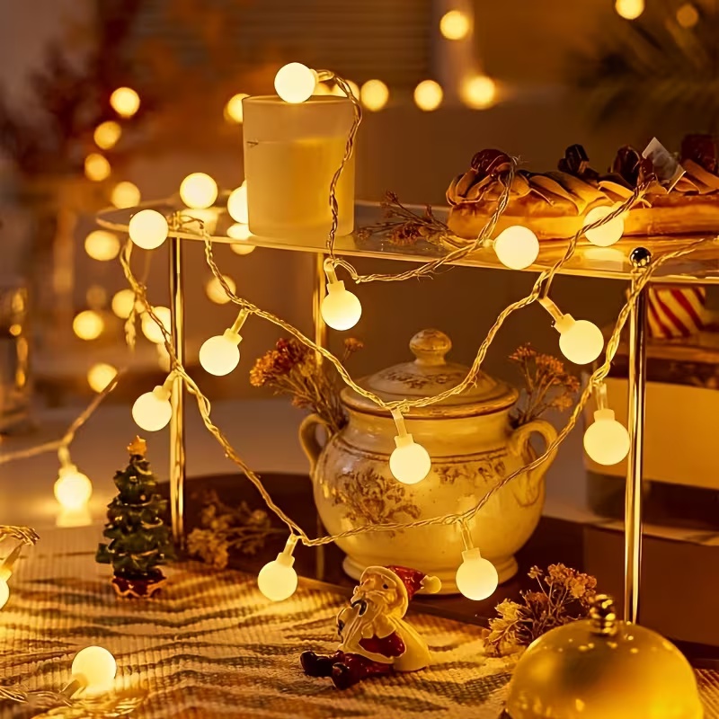 Outdoor Power For Christmas Lights - Guirlande lumineuse LED à piles/USB de