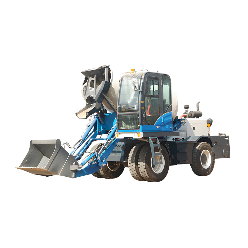 Concrete Mixer Small - Mini bétonnière mobile autochargeuse 0,35 m3,