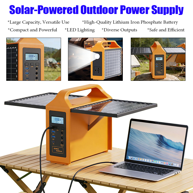 Outdoor Powerwall - Station d'alimentation solaire portable 150W avec