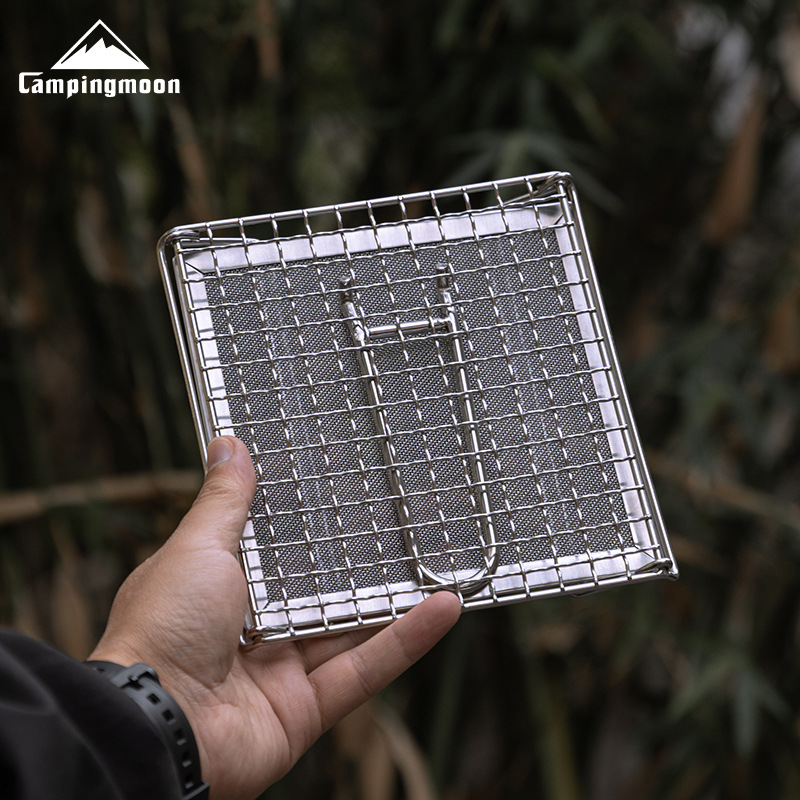 Outdoor Power Burner - CAMPINGMOON Grille de cuisson pliable en