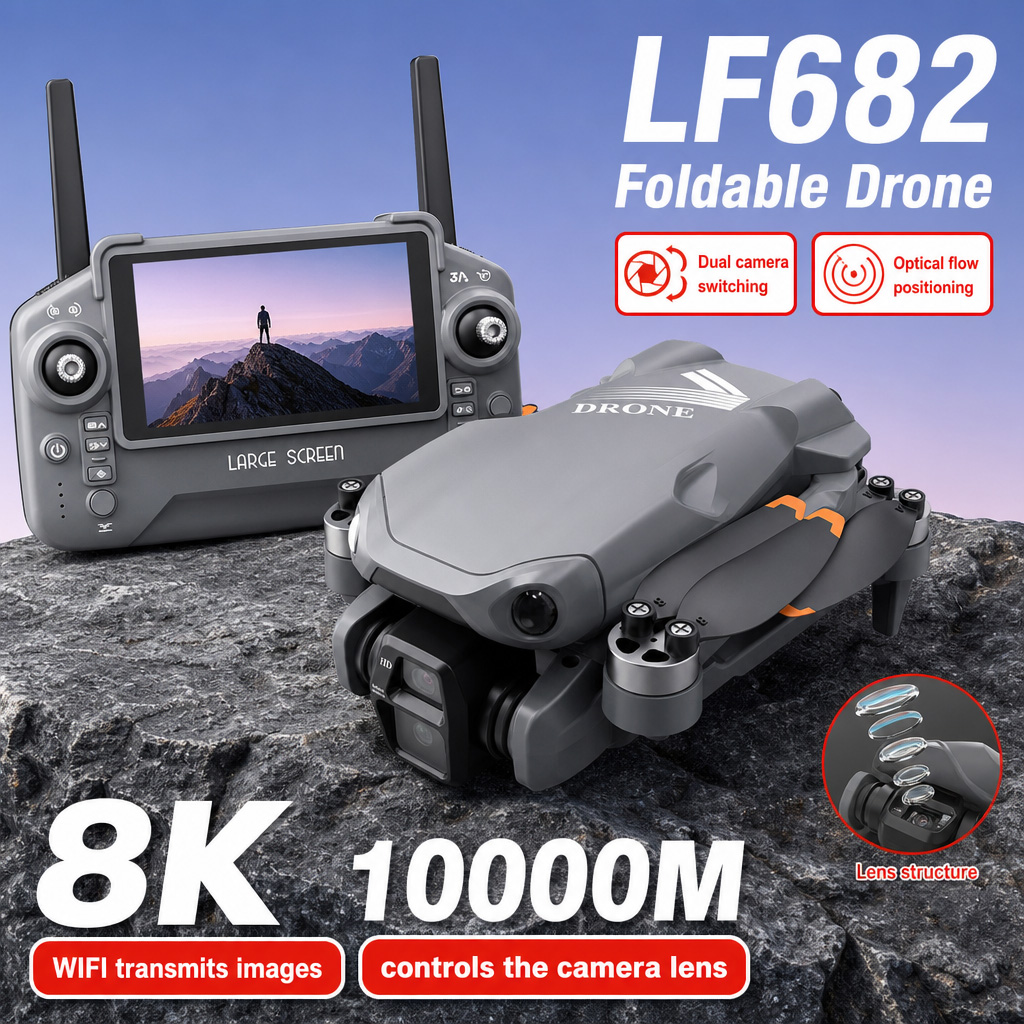 Outdoor Power Box - Drone photo aérien LF682 8K HD