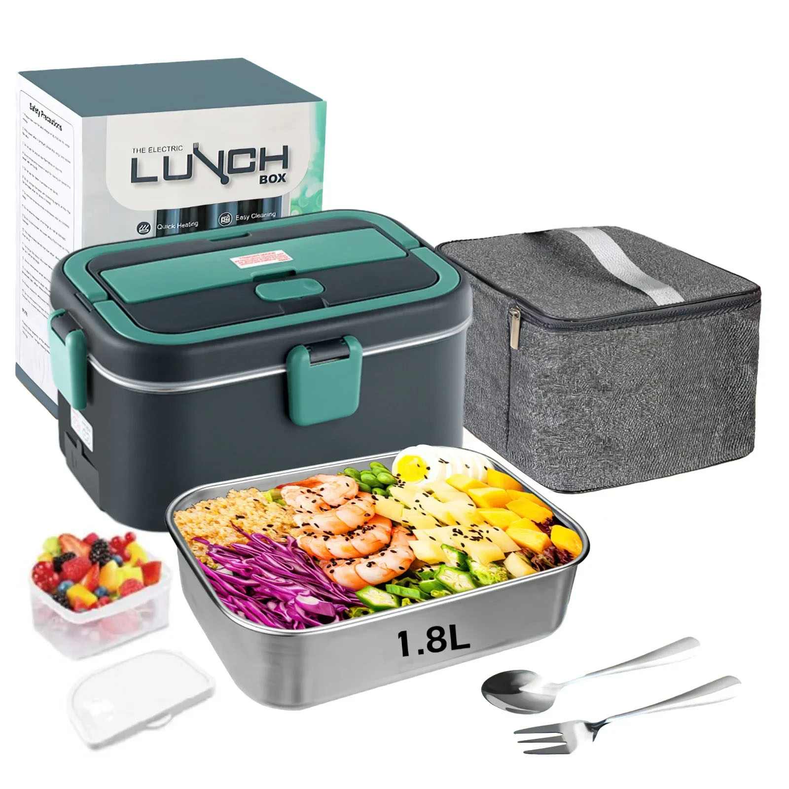 Outdoor Power Box - Chauffe-plats électrique pour boîte à lunch