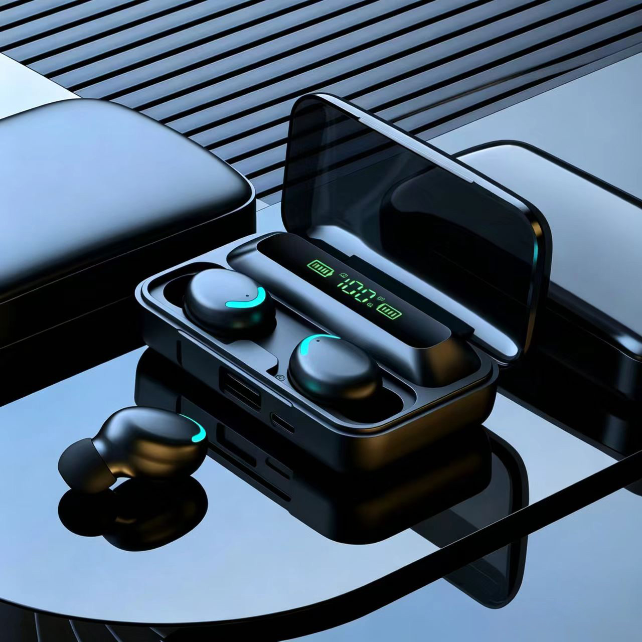 Outdoor Power Board Box - Nouveaux écouteurs Bluetooth TWS, réduction de