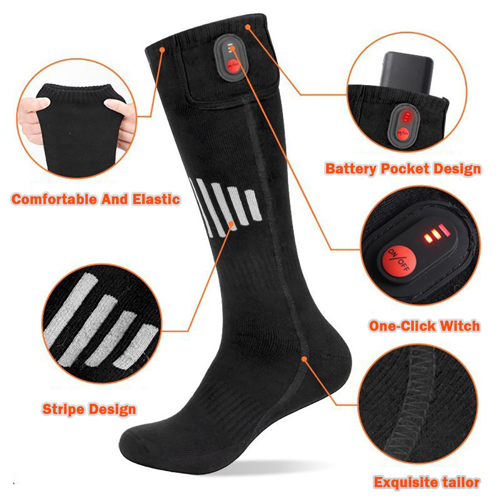 Chaussettes chauffantes d'hive - Outdoor Power Box avis et prix