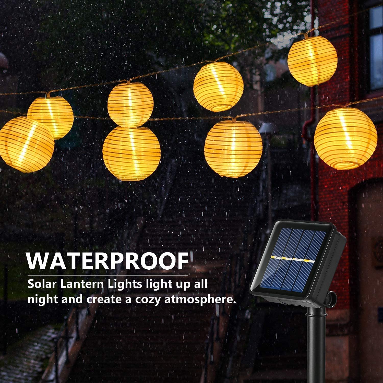 Lanterne étanche chaîne solair - Outdoor Power For Christmas Lights avis et prix