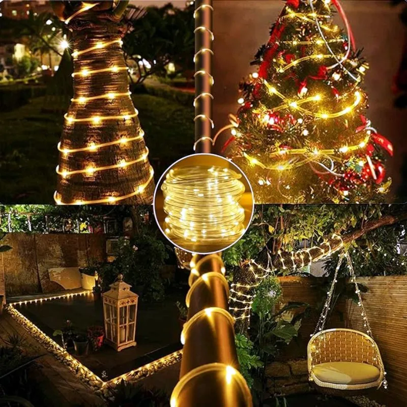 Guirxiété lumineuse solaire à  - Outdoor Power For Christmas Lights avis et prix