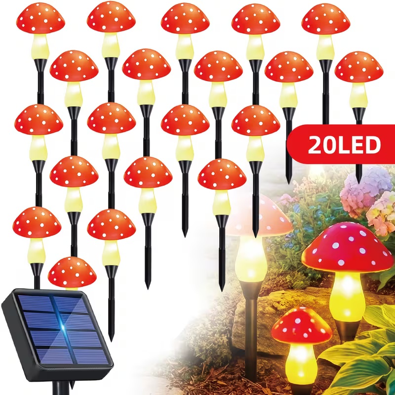 Lampes solaires LED en forme d - Outdoor Power For Christmas Lights avis et prix