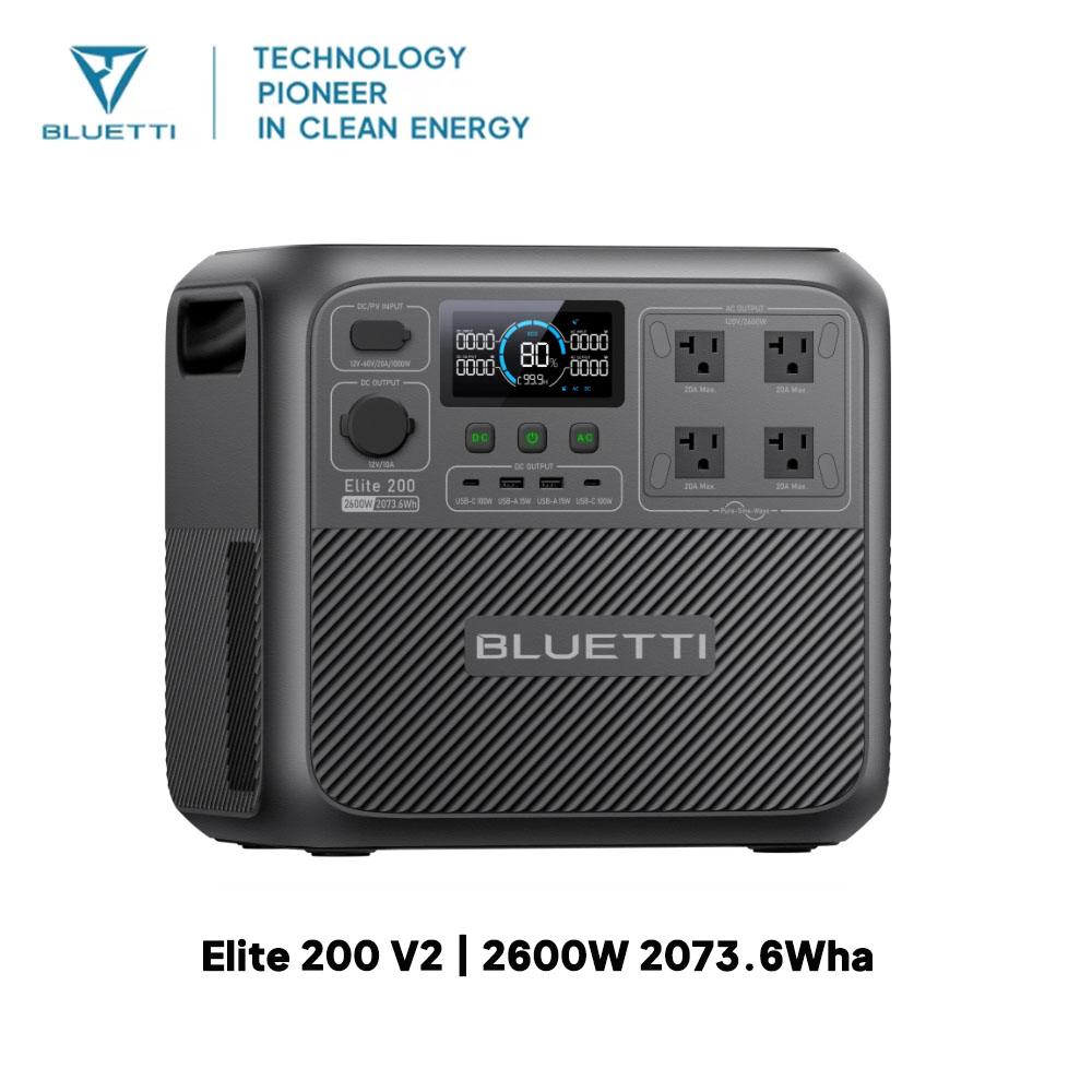 【Renew】BLUETTI Elite 200 V2 St - Outdoor Powerwall avis et prix