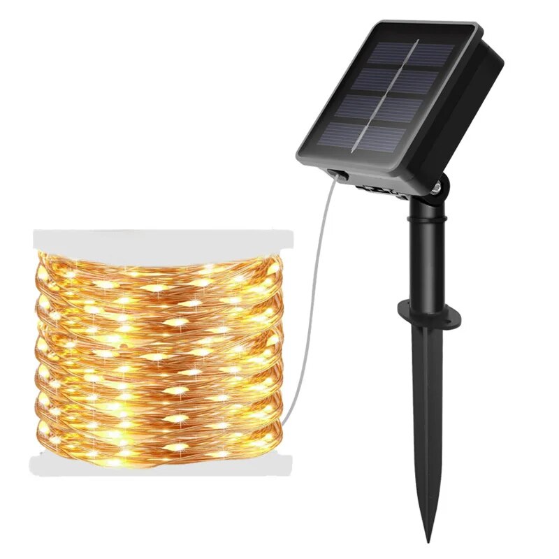 Guirxiété lumineuse solaire à  - Outdoor Power For Christmas Lights avis et prix