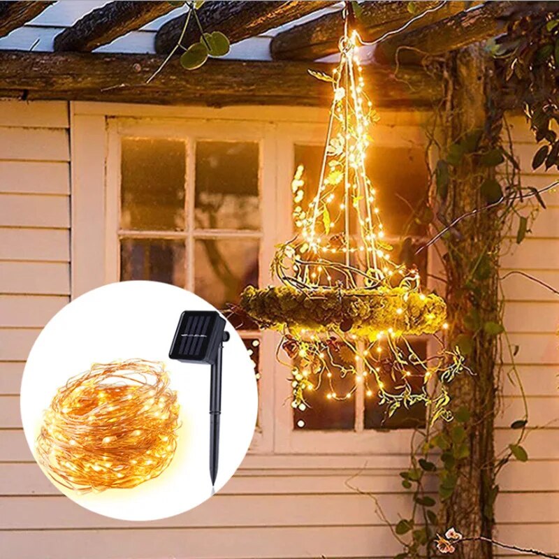 Guirxiété lumineuse solaire à  - Outdoor Power For Christmas Lights avis et prix