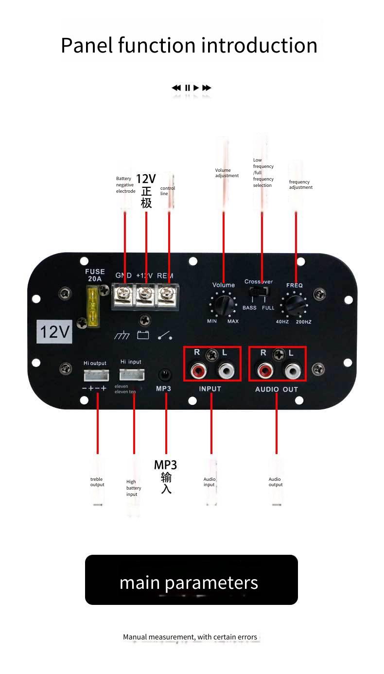Carte d'amplification de puiss - Outdoor Power Board avis et prix